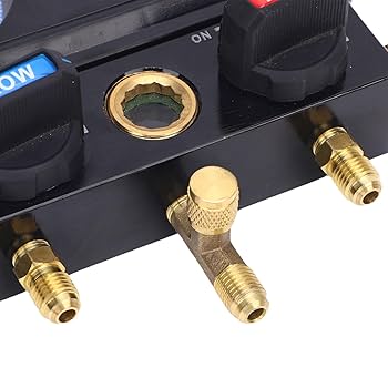 R410A冷媒とブラス製マニホールドゲージセット Amazon.co.jp: PB Motor Tech 4 ウェイ AC マニホールド ゲージ